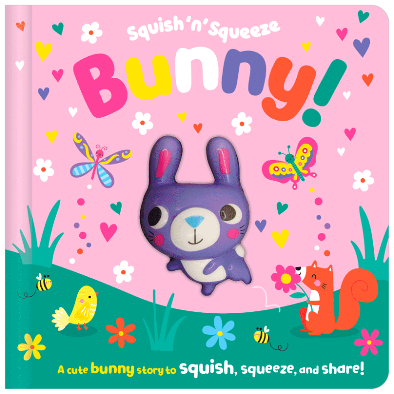 Squish ‘n’ Squeeze Bunny Board Book