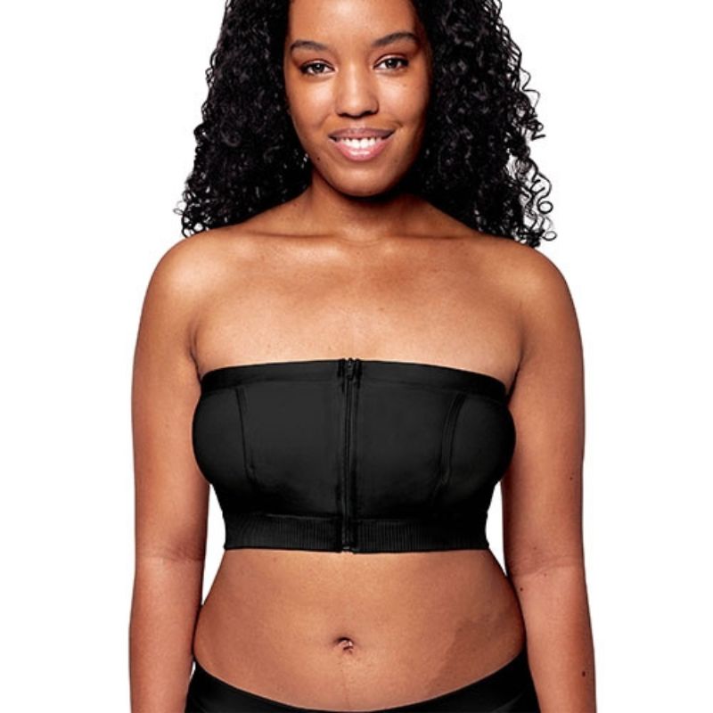 Medela Hands Free Pumping Bustier | Easy Expressing Pumping Bra with  Adaptive Stretch for Perfect Fit | Black Medium