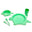 Cellulose Feeding Set - 5 Piece Dinosaur