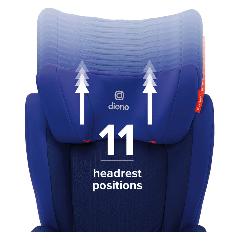 Monterey 4DXT Latch 2-in-1 Booster Seat Blue