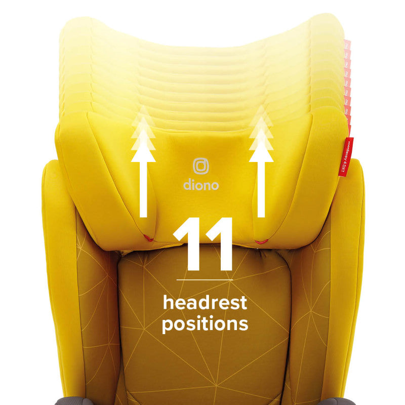 Monterey 4DXT Latch 2-in-1 Booster Seat Yellow Sulphur