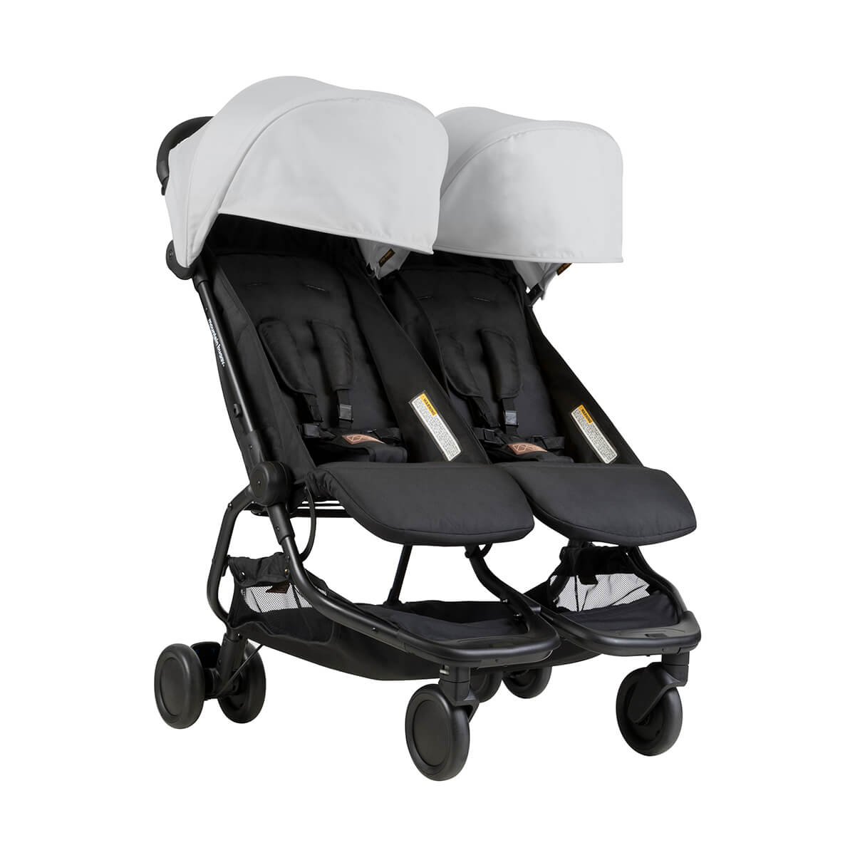 Nano Duo Buggy Double Stroller silver