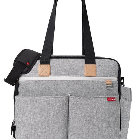 Duo Weekender Diaper Bag - Grey Melange uniq