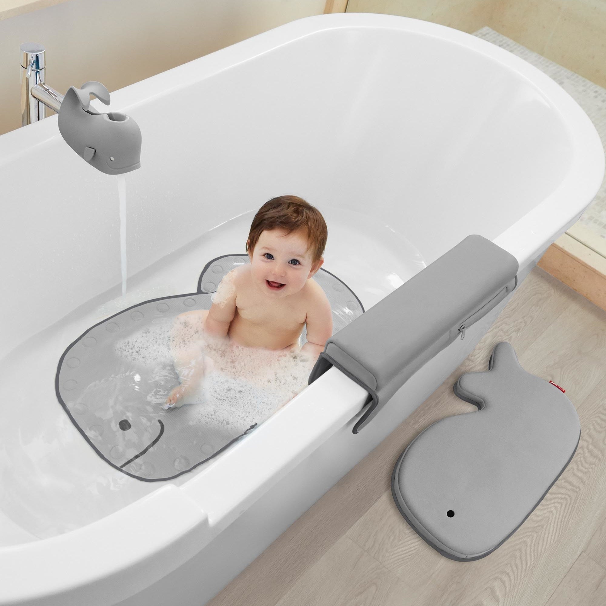 Moby Bath Spout Cover - Grey uniq