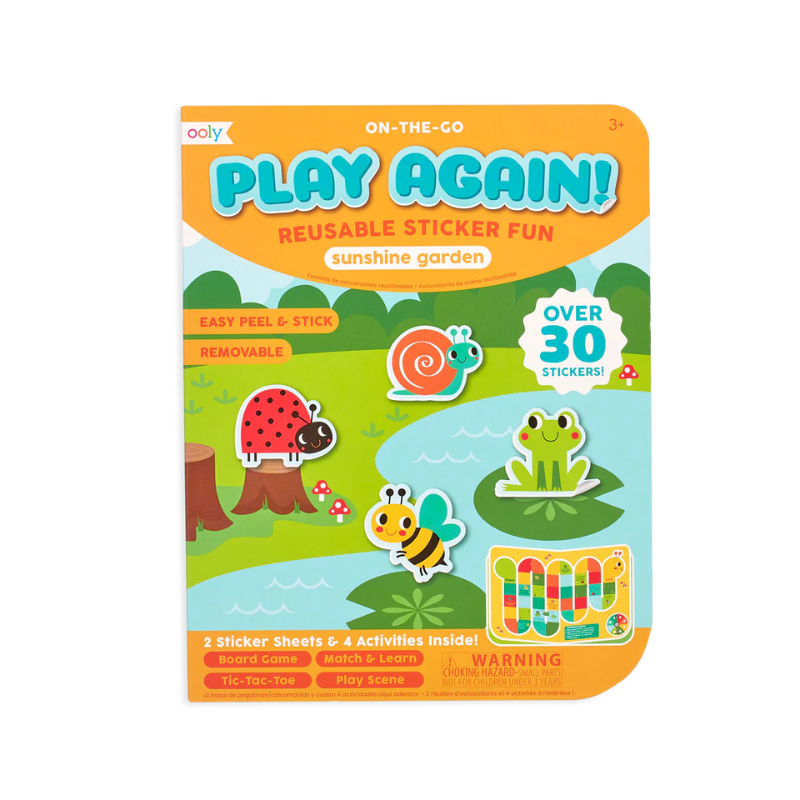 Play Again! Reusable Sticker Activity Book