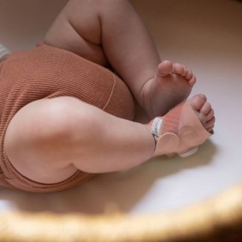 Dream Sock Wearable Baby Monitor Dusty Rose