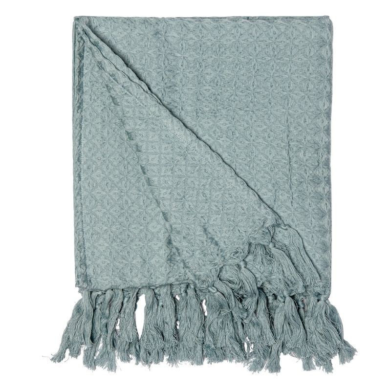 Waffle Muslin Blanket Teal