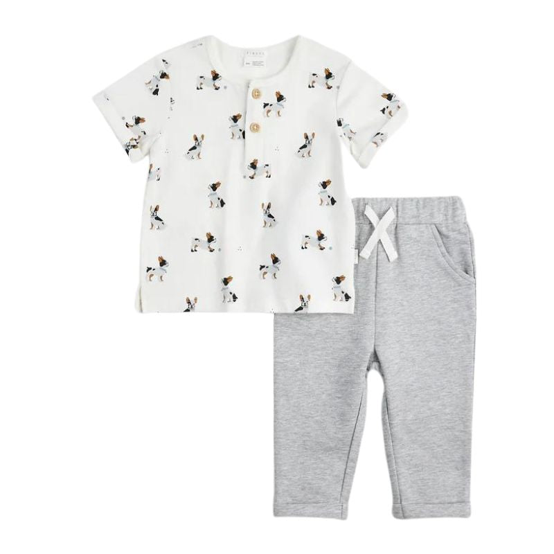 Petit Lem Baby's 2-Pack Cotton Jogger Pants