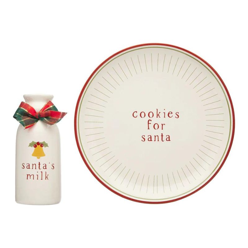 Cookies for 2024 santa plate set