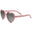 HEART Sunglasses Rose Tan