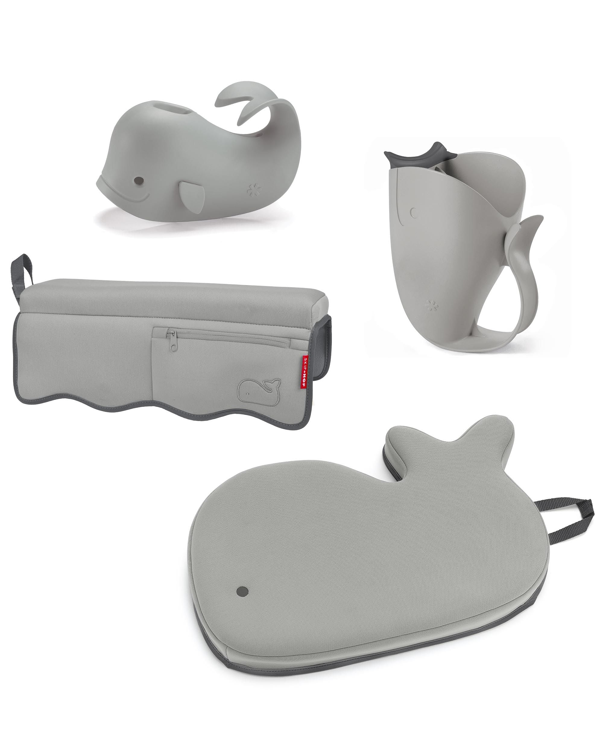 Moby Bathtime Essentials Kit - Grey | Snuggle Bugz | Canadas Baby Store