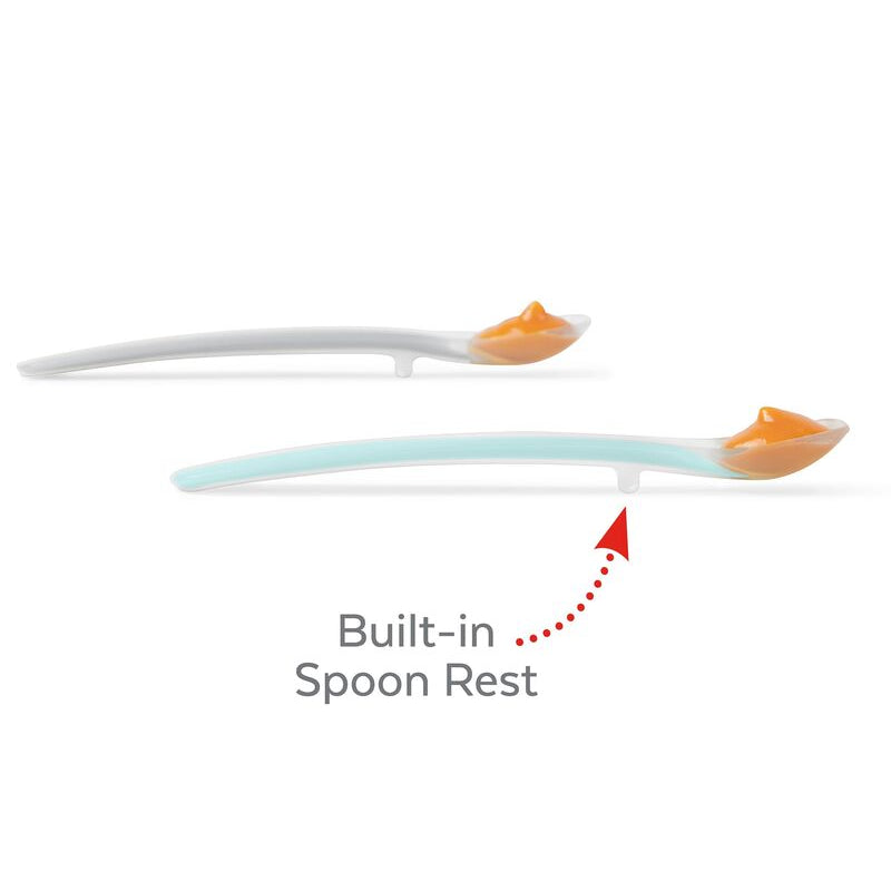 Easy-Feed Spoon Sets Grey&Teal