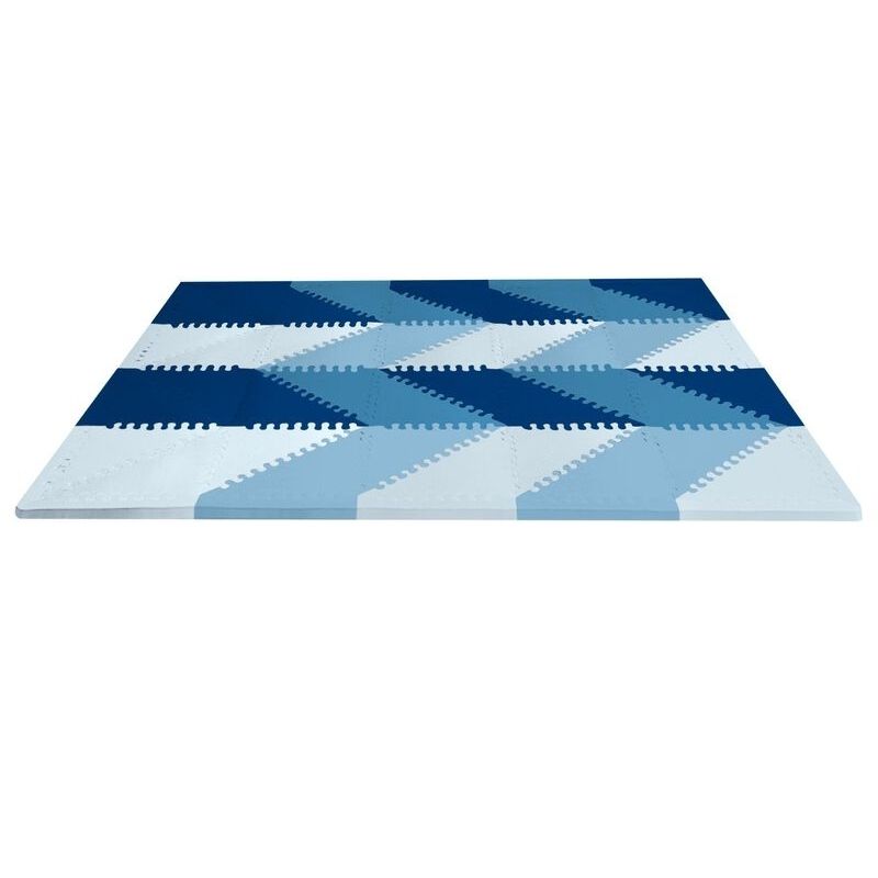 Playspot GEO Foam Floor Tiles Blue Ombre