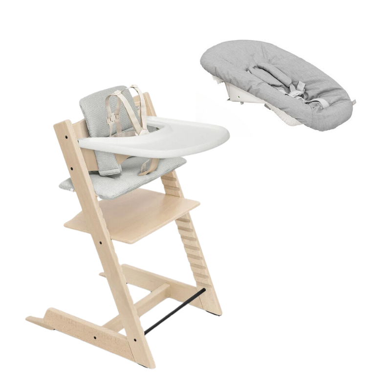 Tripp Trapp² High Chair + Newborn Set + Tray | Snuggle Bugz