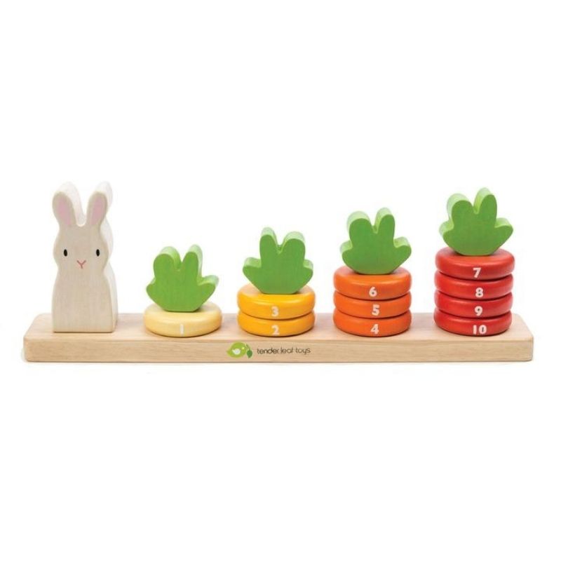 Counting Carrots Stacking Game