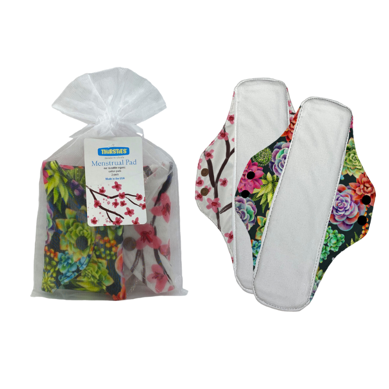 Cloth Menstrual Pads Made from Organic Cotton Terrycloth, Set 2