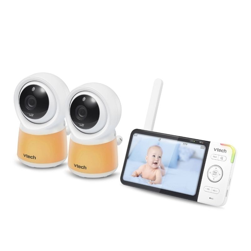 5” Smart Wi-Fi 1080p Video Monitor with 2 Cameras, Snuggle Bugz