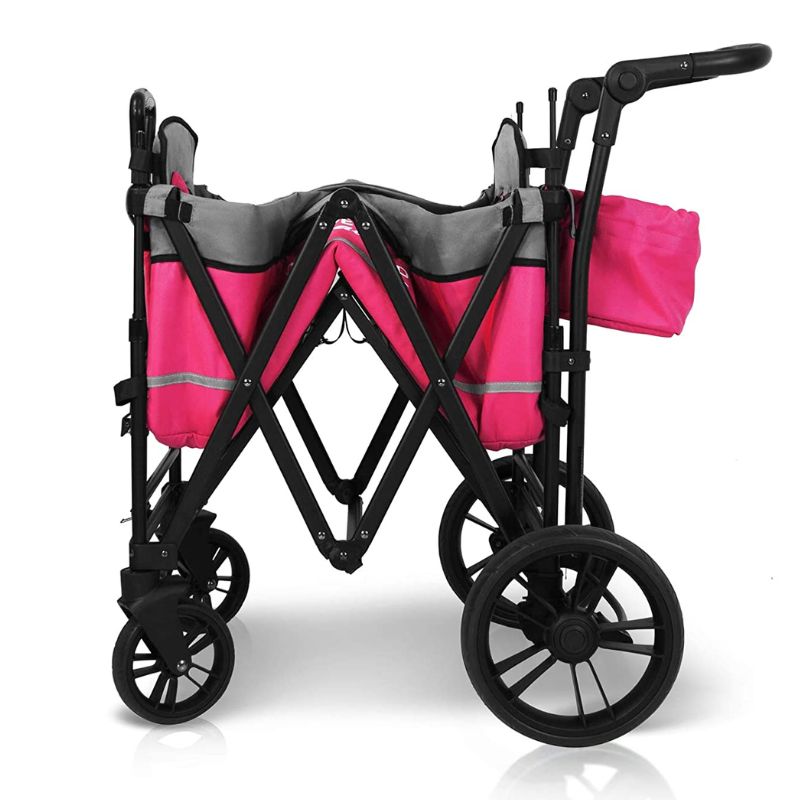 X2 2 Passenger Push & Pull Stroller Wagon Pretty n Pink
