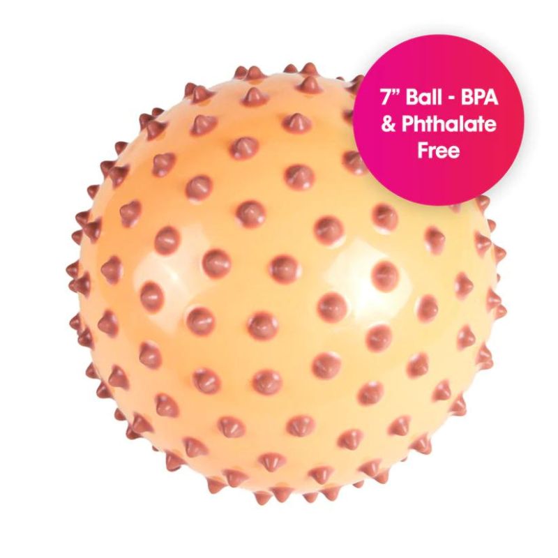 Balle Sensorielle Bébé Yotlein - Ballon D'Éveil O Ball Flexible Antidérapant 9.5cm, Idéal Dès 6 Mois Pour Le Développement Moteur