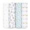 Cotton Muslin Swaddles - 4 Pack