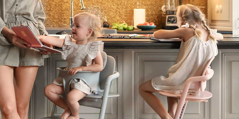 Toddle and Baby using LEMO High Chairs