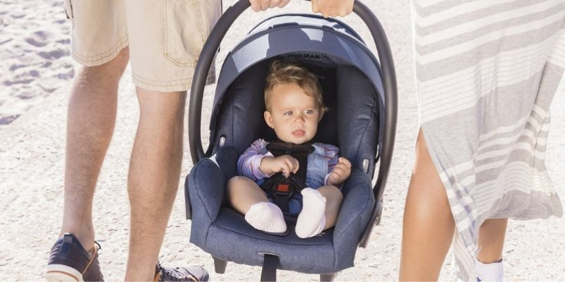 Baby Sitting in Maxi-Cosi Mico 30Infant Seat 
