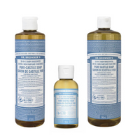 Dr Bronner baby unscented pure-castile liquid soap