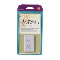 Kidco universal outlet cover - 3 pack