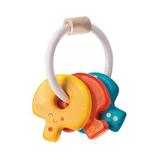 Plan Toys Baby Key Rattle Sensory Toy