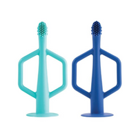 Tiny Twinkle silicone training toothbrushes - 2 pack