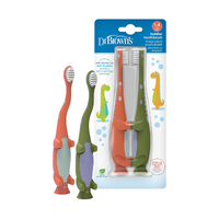 Dr Browns dino toddler toothbrush - 2 pack