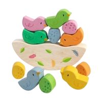 Wooden Bird Balancing Game
