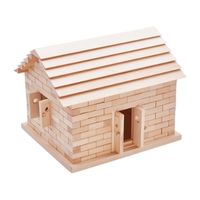 detailed wooden house set