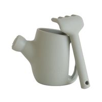 Watering can and small hand rake