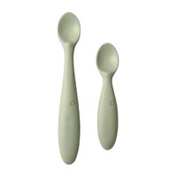 A pair of two spoons different sizes