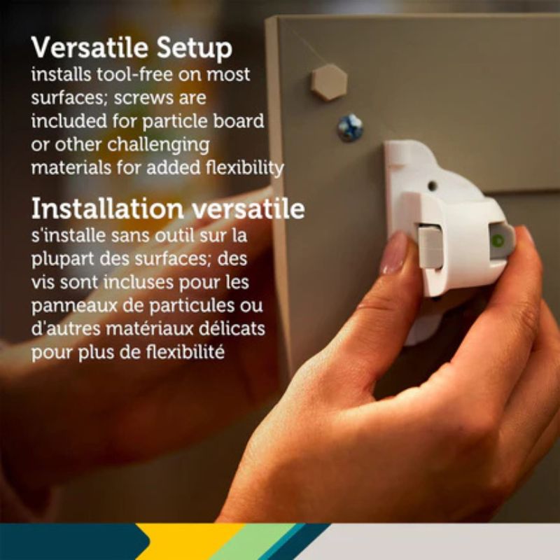 Adhesive Magnetic Locking System