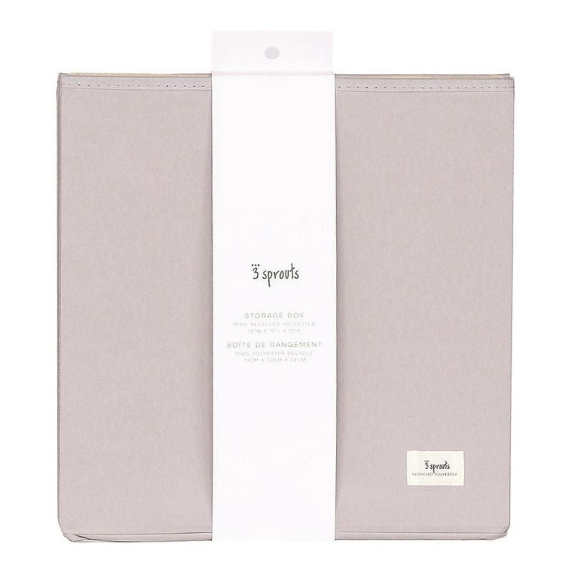 Recycled Storage Box Light Grey