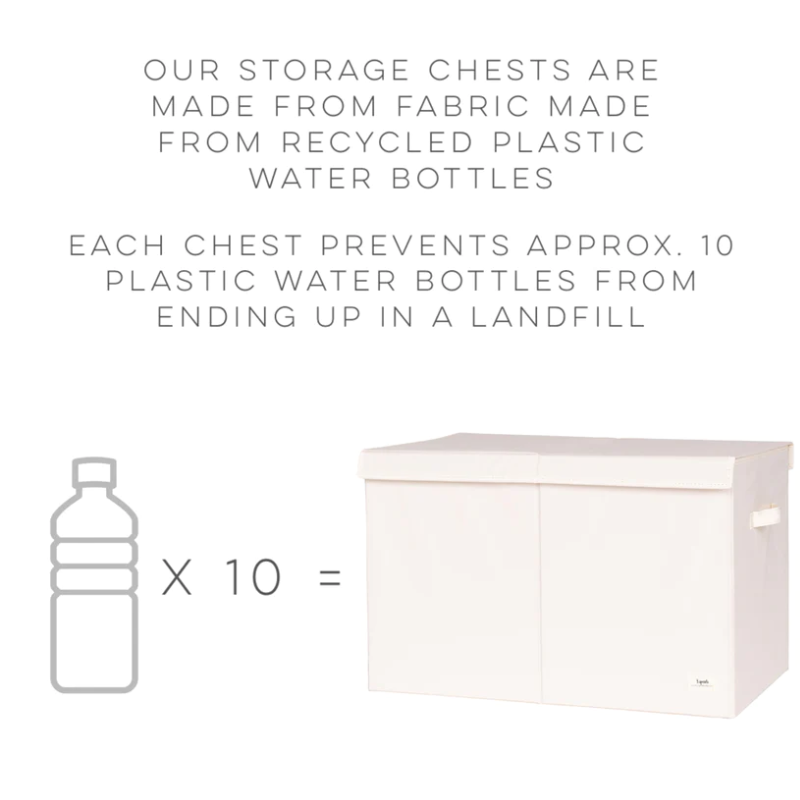 Recycled Fabric Folding Storage Chest