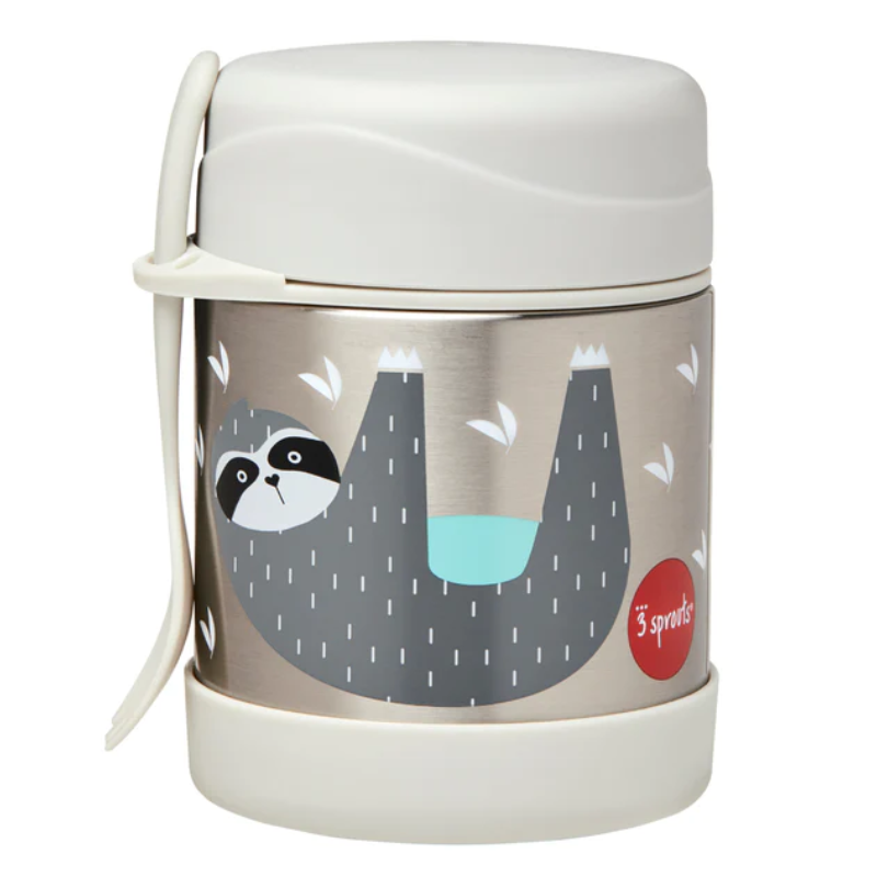 Stainless Steel Food Jar & Spork | Snuggle Bugz | Canada's Baby Store