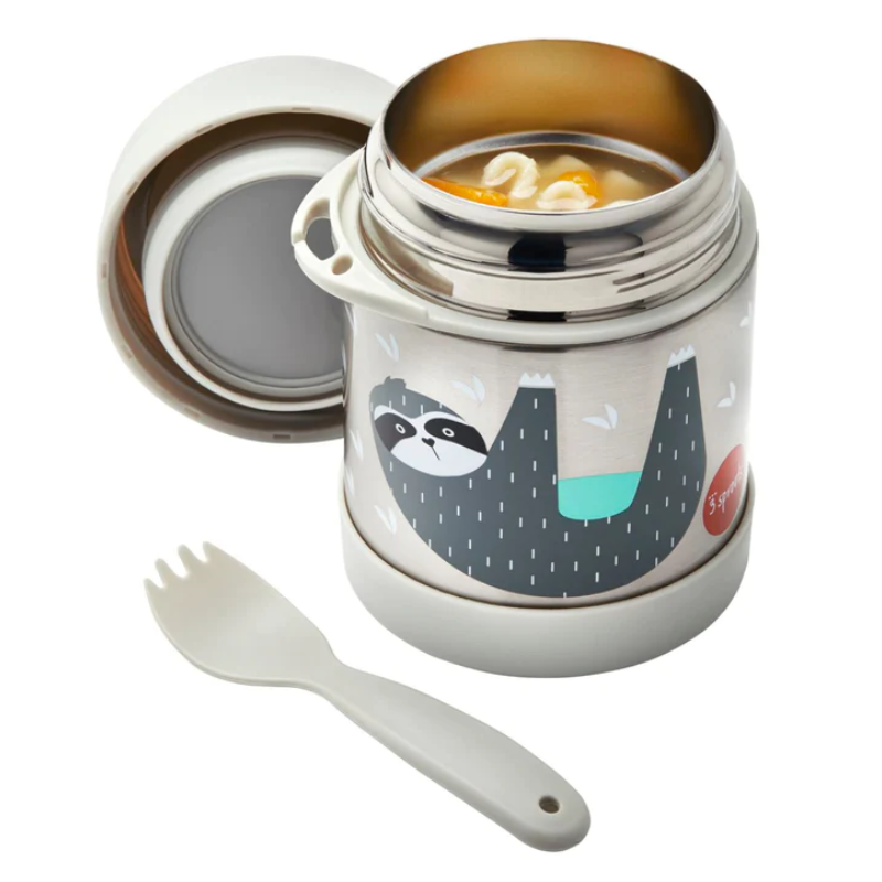 Stainless Steel Food Jar & Spork