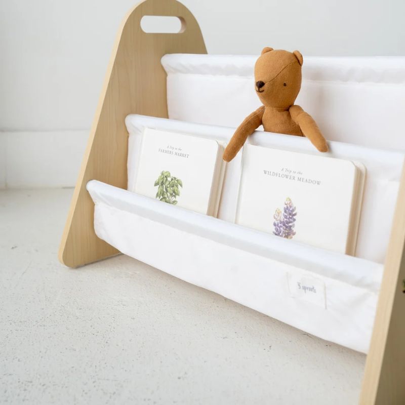 Double-Sided Portable Book Rack