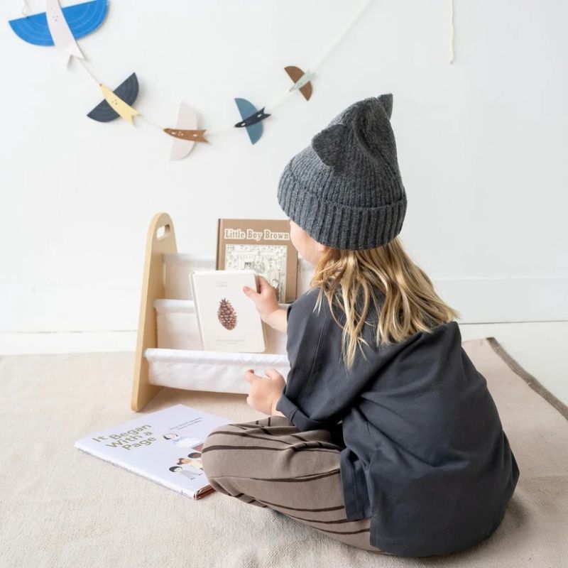 Double-Sided Portable Book Rack