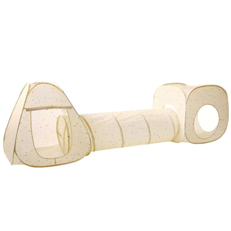Recycled Fabric 3-in-1 Play Tent & Tunnel Set