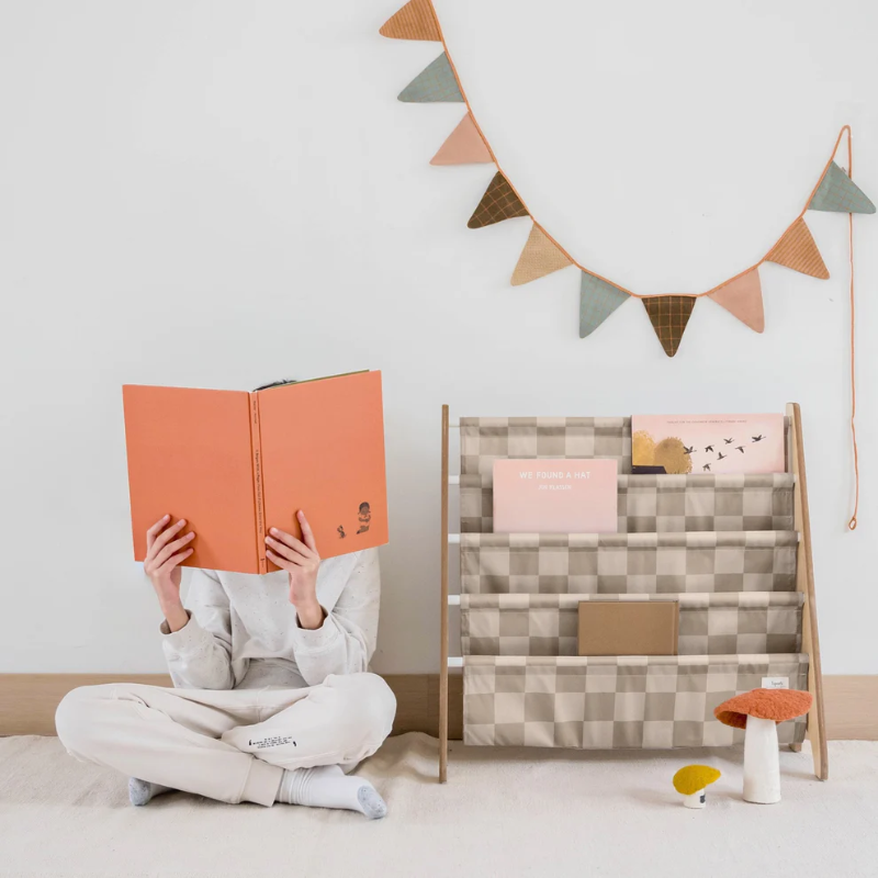 Recycled Fabric Book Rack