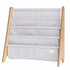 Recycled Fabric Book Rack Light Grey