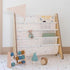 Recycled Fabric Book Rack Terrazzo Cream