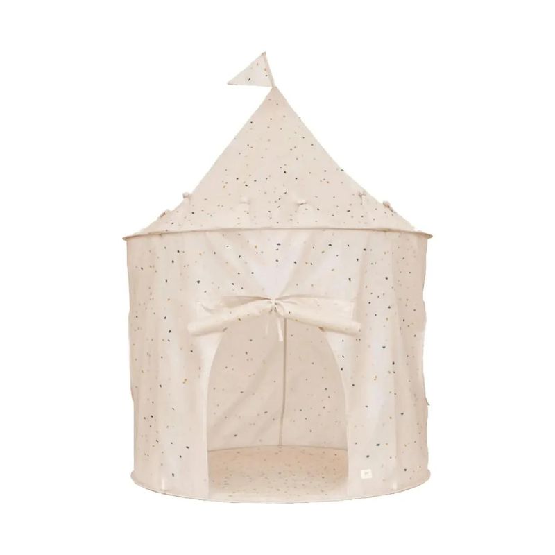 Recycled Fabric Play Tent Terrazzo Cream