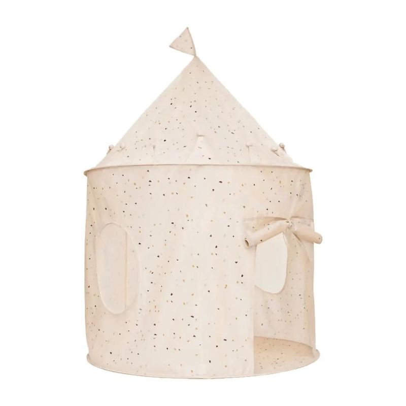 Recycled Fabric Play Tent Terrazzo Cream