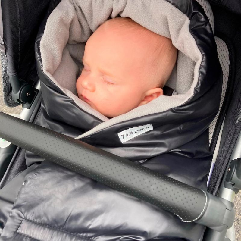 Nido Infant Wrap Quilted Black