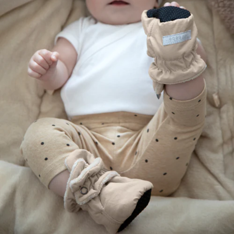Chaussons chaussons pour bébé - Peluche